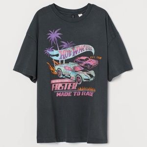 Oversized Hot Wheels Tee Shirt